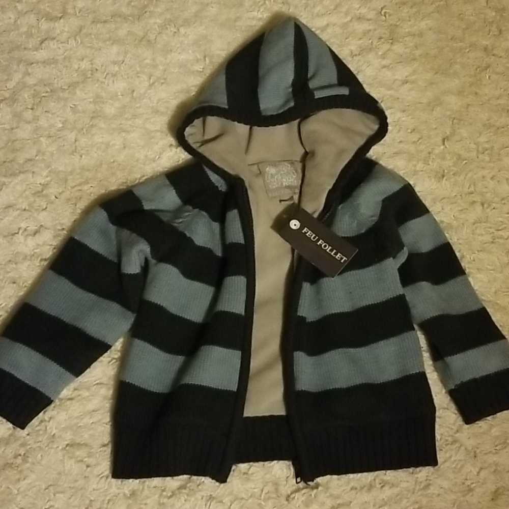 4T Feu Follet, fleece lined jacket, NEW